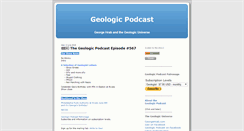 Desktop Screenshot of geologicpodcast.com